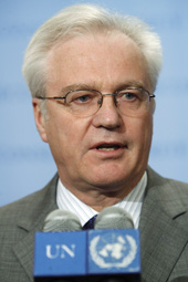 Russian envoy to the UN Vitaly Churkin says Russia wont backtrack on Abkhazia