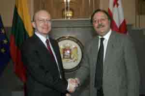 Arunas Valinskas and Grigol Vashadze