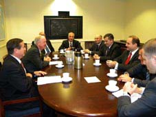 David Bakradze at his meeting at the Atlantic Council