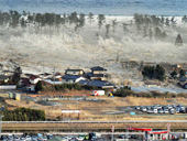 Aftermath of Japan earthquake