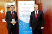UNICEF Representative in Georgia, Roeland Monasch and Minister of Labour, Health and Social Affairs, Andria Urushadze