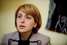 Georgian State Minister for Reintegration Issues Eka Tkeshelashvili