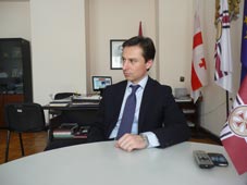 Giorgi Targamadze, leader of the Christian-Democrats