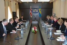 A delegation from the Swedish Foreign Affairs Committee is in Tbilisi to discuss foreign policy with their Georgian counterparts