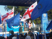 Georgian Dream manifestation in Kutaisi