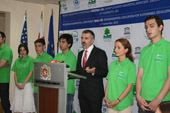 Goga Khachidze speaks at the Tbilisi+35 conference