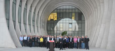 UNM members stand in front of their head quarter