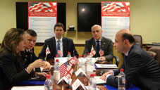 Georgian delegation holds meeting in the US