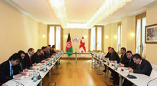 Afghan delegation meets with the Georgian authorities