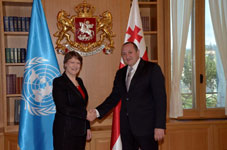 UNDP delegation at the President’s Palace