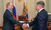The Kremlin released photos and a video of Vladimir Putin meeting with the head of the Supreme Court in Moscow on March 13. Many believe the footage was fabricated and the meeting was never held