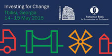 “Investing for Change” is the theme of the EBRD’s 2015 Annual Meeting in Tbilisi.