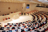 Georgia has a mixed system, which means 73 seats in the parliament go to lawmakers elected in majoritarian constituencies and 77 seats go to proportionally elected MPs