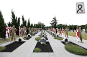 Cemetery of the Georgian soldiers fallen in August war with Russia