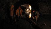 The injured miners received serious wounds and now have problems with their eyesight