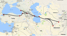 Lapis Lazuli route agreement is cooperation between 5 states
