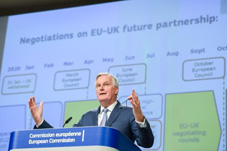 Press conference of Michel Barnier, Head of Task Force for Relations with the United Kingdom